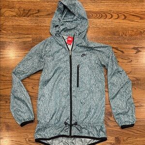Nike Zebra Print Windbreaker Jacket ladies size XS